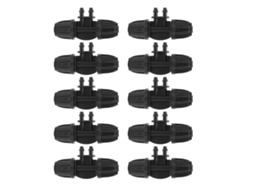 Conector De Mangueira 4 Vias Com Trava 10pcs Redutor 8/11 Para 4/7