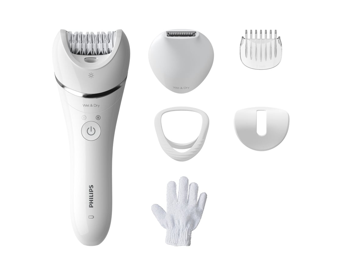 Depiladora PHILIPS Series 8000 BRE715/00 (Outlet Caixa Aberta - Arranque - Multi-zonas - Recarregável)