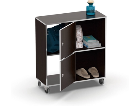 Estante MUEBLES PITARCH Kubik Castanho (84x39x13,5 cm - Aglomerado de Partículas)