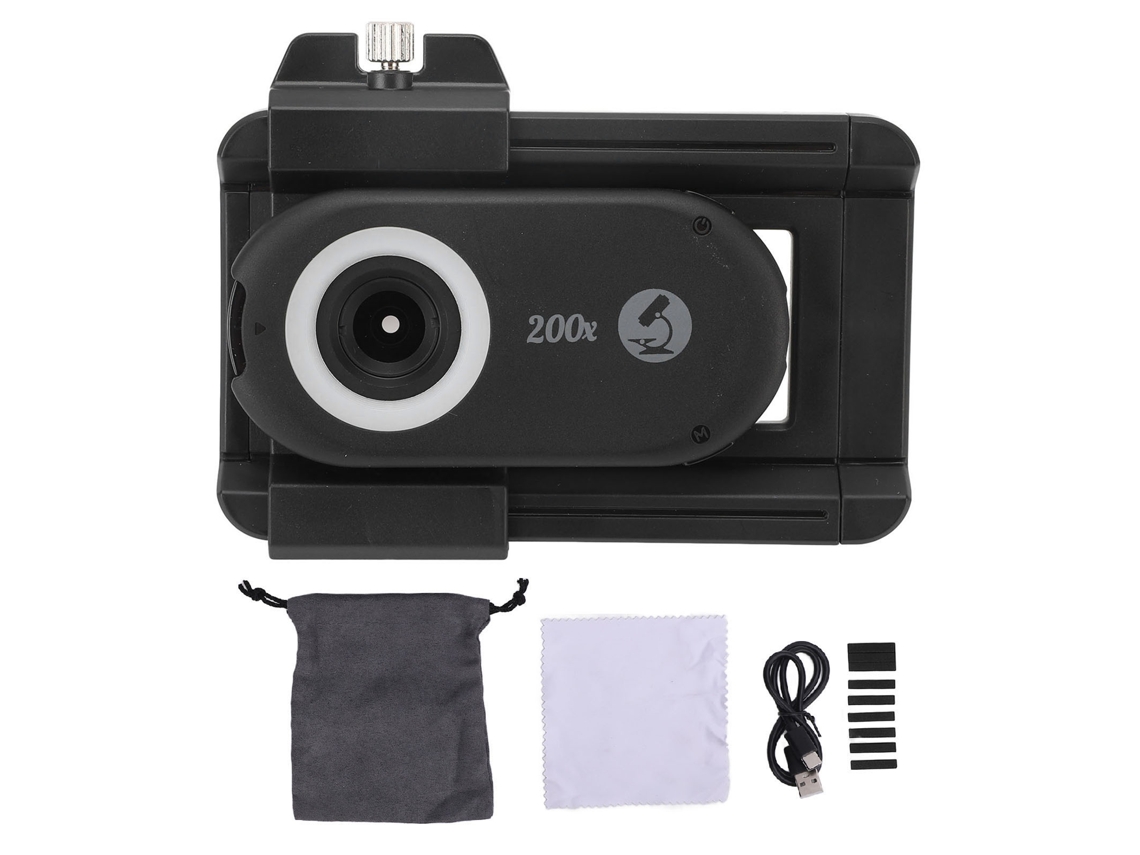 2026 lente de Microscópio Pequeno para Telefone com Clip Lupa Nano Zoom Portátil Lente Microscópica Digital