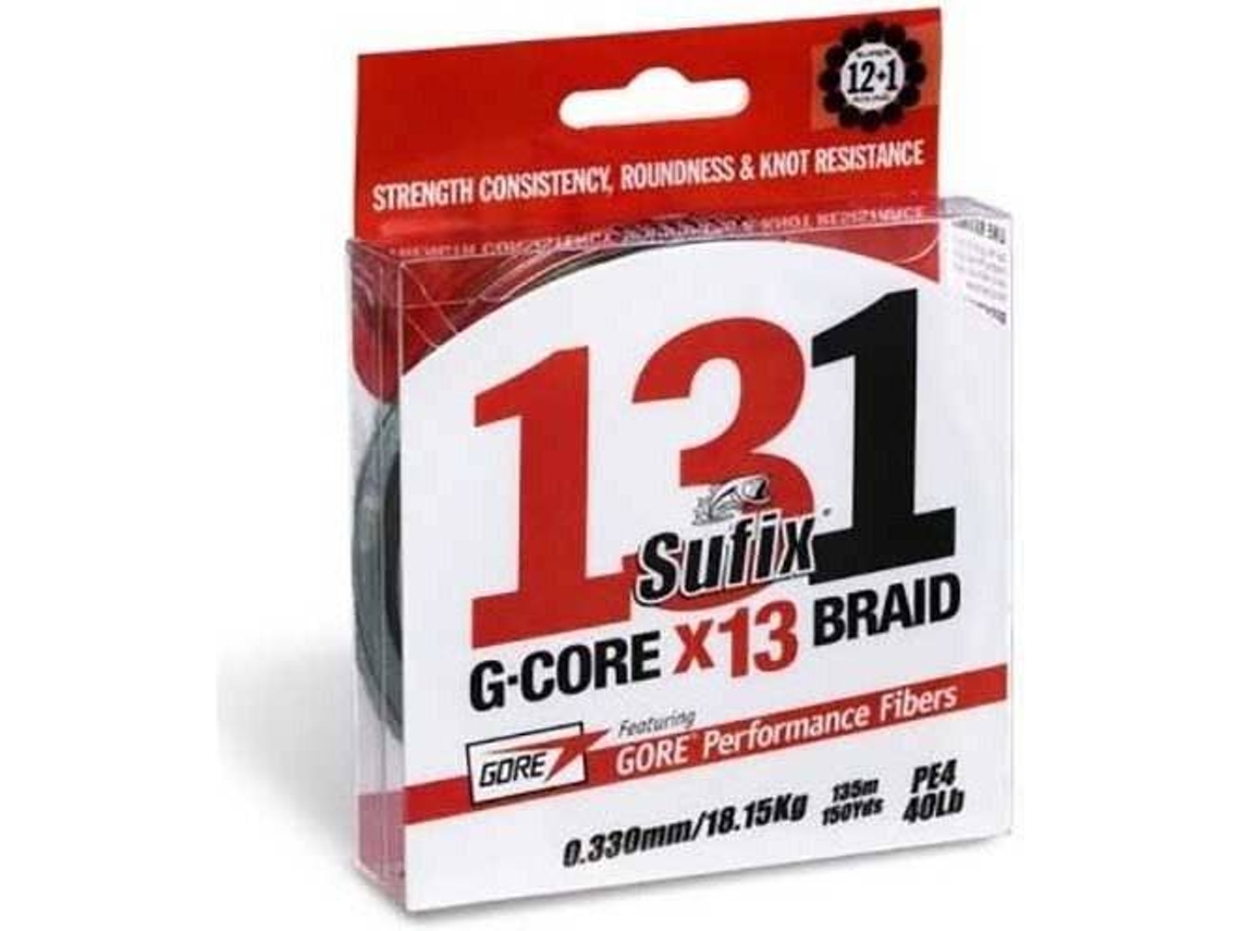 Linha de Pesca trançadas SUFIX -core (0.285 mm - 0,20 mm)
