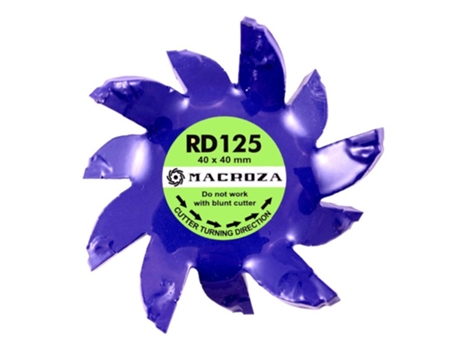 Fresa Rd125 para máquina de ranhurar paredes Macroza