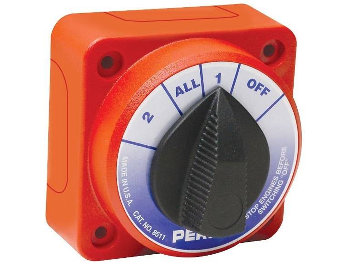 Painel SEACHOICE Compact Battery Selector Switch Laranja