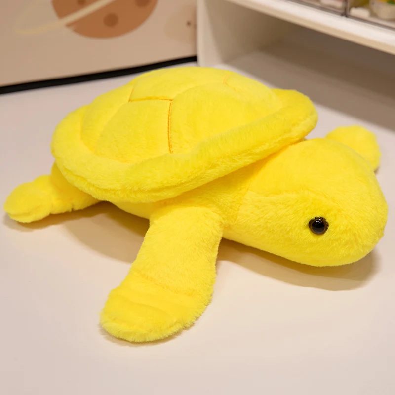 Pelúcia de Tartaruga Anime Realista e Fofa MDUG (amarelo, 25cm)