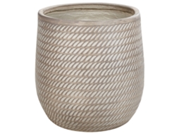 Vaso Beliani Livadia De Fibra De Argila Taupe 39x39x44