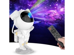 Luminária Noturna Astronauta/ Lâmpada Galáxia, Projetor de Céu Estrelado BRILVIBERA