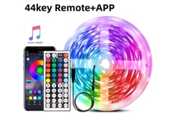 Fita Led Usb 5v Adesiva Com App E Controlo Remoto 44 Teclas - 3m - Eifson