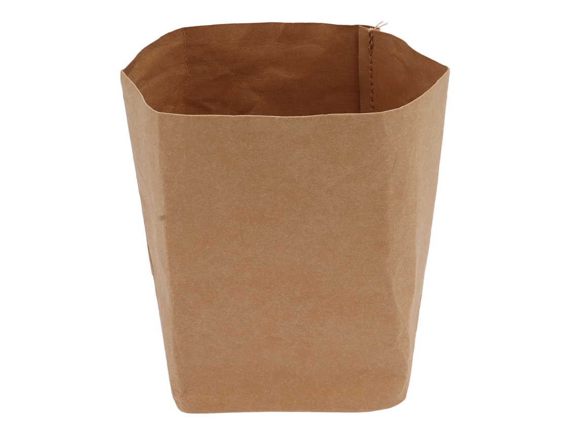 Sacola de Papel Kraft Lavado Impermeável para Armazenamento de Alimentos e Vasos de Plantas | S/MARCA
