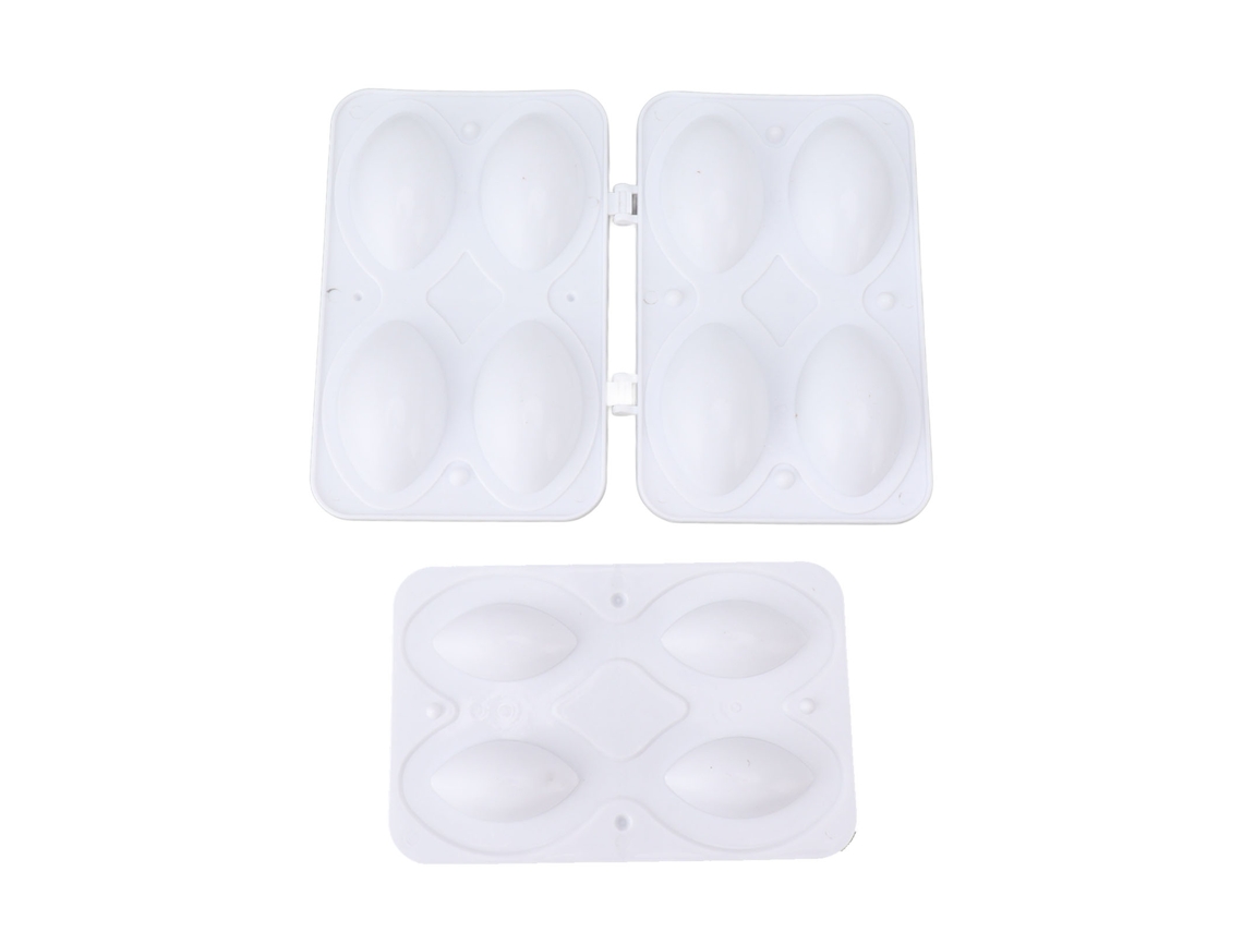 2pcs Molde de Bolinhos de Carne Manual com 4 Grelhas para Cozinha Ferramenta de Pressão | S/MARCA