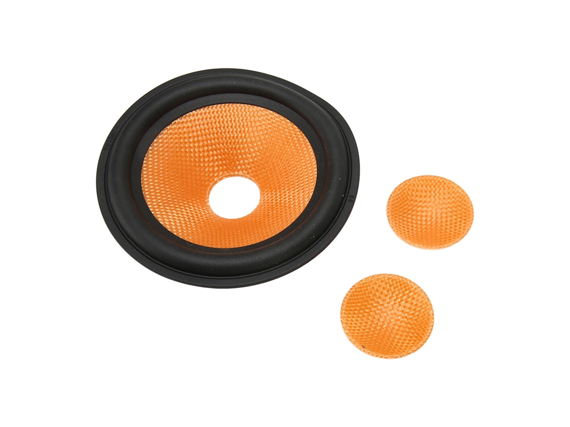 Cone de Alto falante de Papel 5 Polegadas com Borda de Borracha para Subwoofer (Diâmetro Interno 1 Polegada)