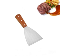 Espátula de aço inox ZYBLSSBB, com cabo de madeira, resistente