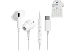 Auriculares Earphones Type-C Headset para Apple Iphone 14 Branco