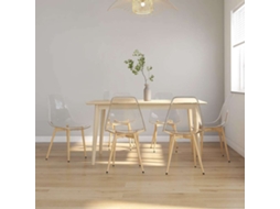Vidaxl Cadeiras De Jantar 6 Pcs Pet Transparente