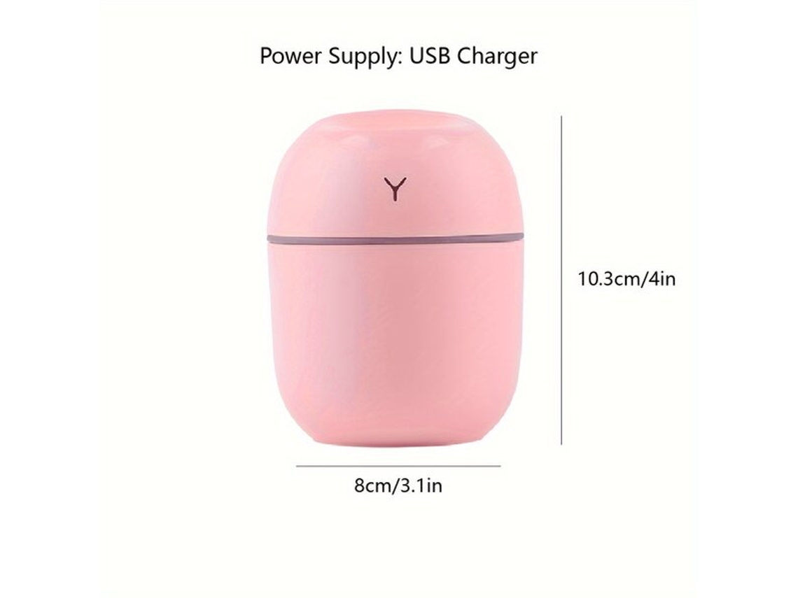 Umidificador Ultrassônico Usb 1,5 W 220 Ml Com Luzes Coloridasvayotoy