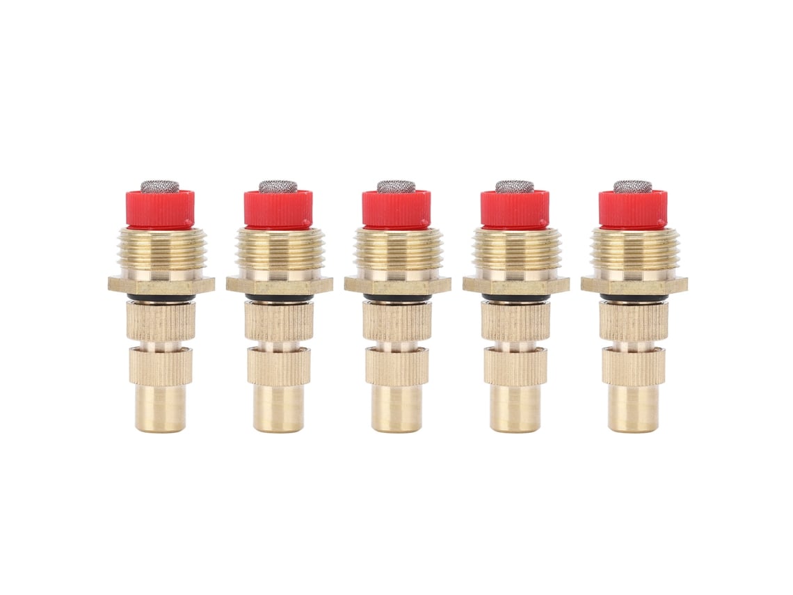 5pcs Bico Atomizador com Filtro G1/2 para Resfriamento e Irrigação