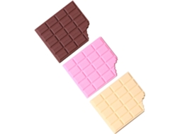 Lote De 3 Mini Carnetes De Chocolate, Bloco De Notas De Poche Léger Em Pvc Et Papier, Carnet Compact Créatif