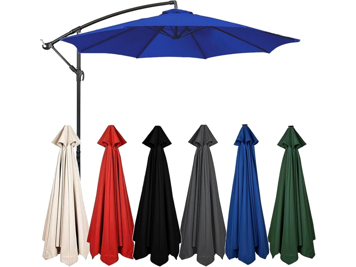 Toldo Impermeável Com Costura Reforçada Em Poliéster Azul Para Jardim