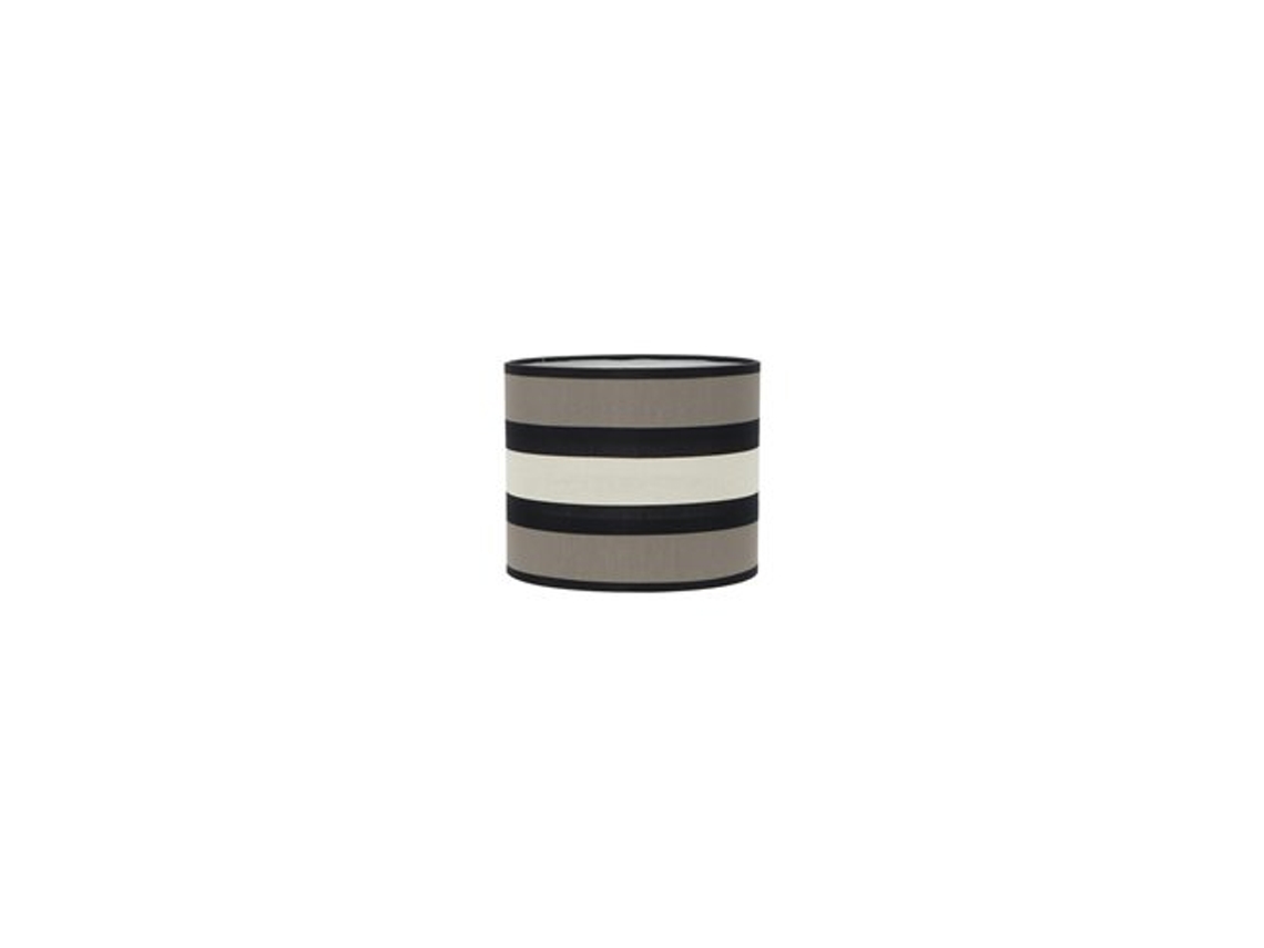 Karla Candeeiro De Mesa Marrom/bege E14 Fabrilamp (ø17x17x15cm)