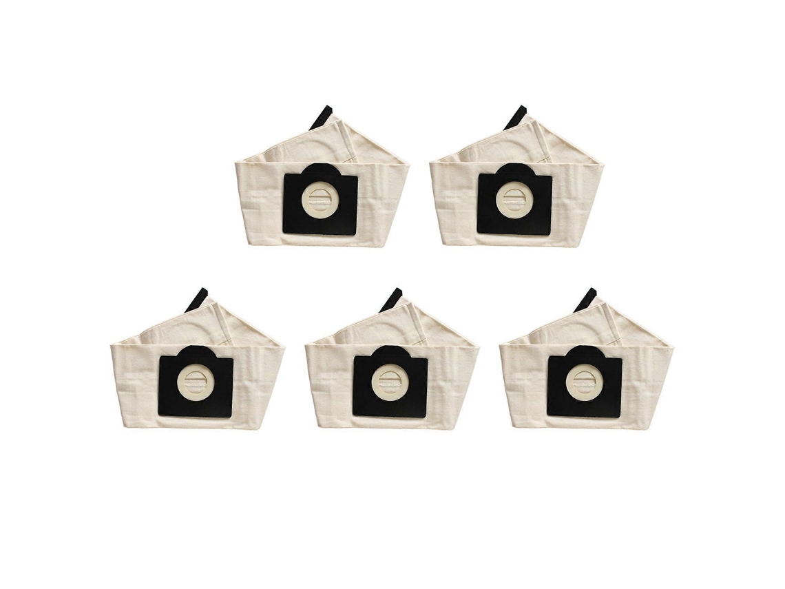 Conjunto De 5 Sacos De Filtro Laváveis Para Aspirador De Pó Karcher Wd3 Premium - Peça De Reposição Para Aspirador Proscenic_ptg