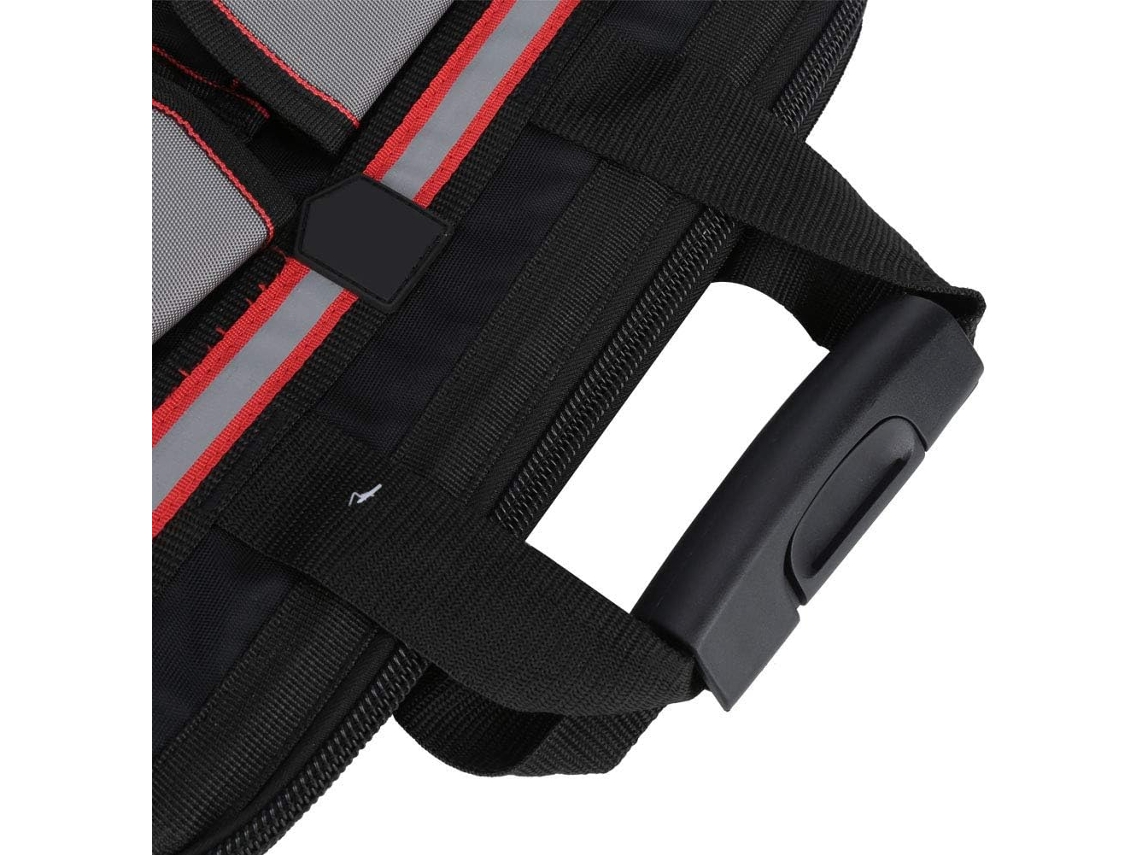 Bolsa Para Ferramentas Tbest Em Tecido Ox Cloth 1680d Com Faixa Refletora, Múltiplos Bolsos Para Eletricistas E
