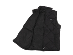 Rebe-chaleco Caliente De Control Inteligente Usb Para Invierno Ropa De Calefacción Negro Talla 2xl
