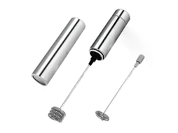 Espumador Elétrico de Leite AQUAFORGE recarregável, 3 velocidades, para café, latte, cappuccino