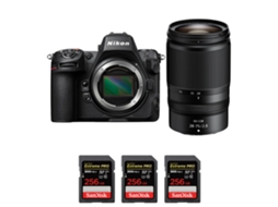 Z8 + Z 28 75mm F/2.8 + 3 Sandisk 256gb Uhs ii 300mb/s Máquina Fotográfica Híbrida Full frame + Ebook “20 Dicas para Fotos Que Impressionam” NIKON
