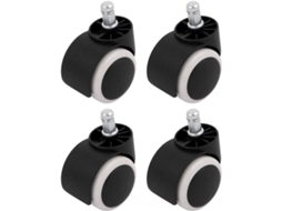 Rodízios Giratórios Aexit De 2 Polegad, (11 Mm), 4 Unidades, (cn773058l516032j), Sem Freio