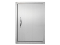 VEVOR 457X610 Mm Porta de Acesso À Ilha de Churrasco Ao Ar Livre Porta de Cozinha de Aço Inoxidável