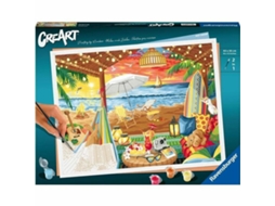 Jogo de Trabalhos Manuais RAVENSBURGER Cozy Cabana Cartão