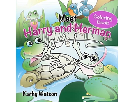 Livro Meet Harry And Herman Colorbook De Kathy Watson (inglês)