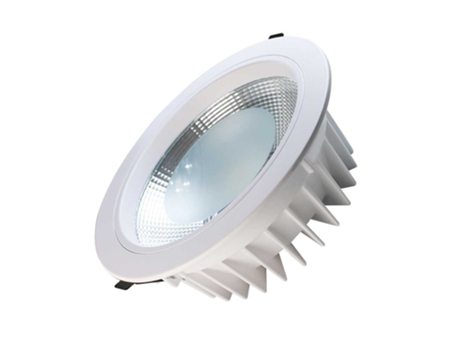 Downlight LED Redondo Encastrado 24W 2280lm Ø20cm Branco Eilen