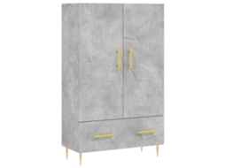 Aparador Alto MAISON EXCLUSIVE Derivados de Madeira Cinza Cimento (69,5x31x115 cm)