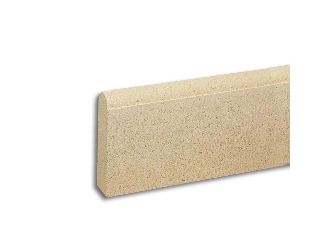 Meio-fio Redondo 50x20 Cm. Unidad / Tostado