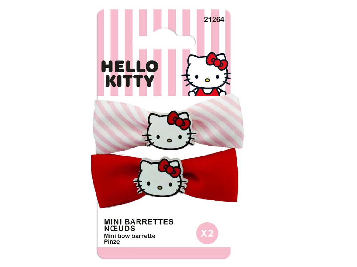 Pack De 2 Grampos De Cabelo Hello Kitty Sanrio