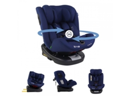 Cadeira auto MOBICLINIC Pandafix giratória 360º Reclinável Top Tether Ajustável Azul (40-150 cm - 0-12 anos)
