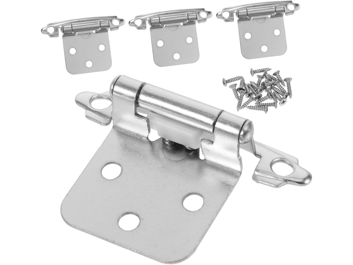 Conjunto De 4 Dobradiças Mola Com Fechamento Automático Em Ferro