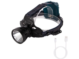 Lanterna de Pesca Recarregável Xhp50+xpe Led para Camping, Utiliza 3 Baterias 18650 BRILVIBERA