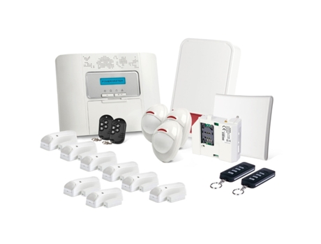 Kit de Alarme 9 Gsm Powermaster 30 Gsm Wireless Residencial
