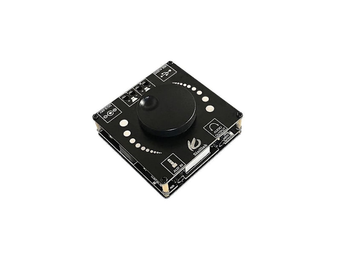 Placa Amplificadora Estéreo Hifi 2.0 Xy-ap50h Com Bluetooth 5.0 E Transistor Tpa3116d2, Potência Ajustável De 50w + 50w E Graves Potentes.