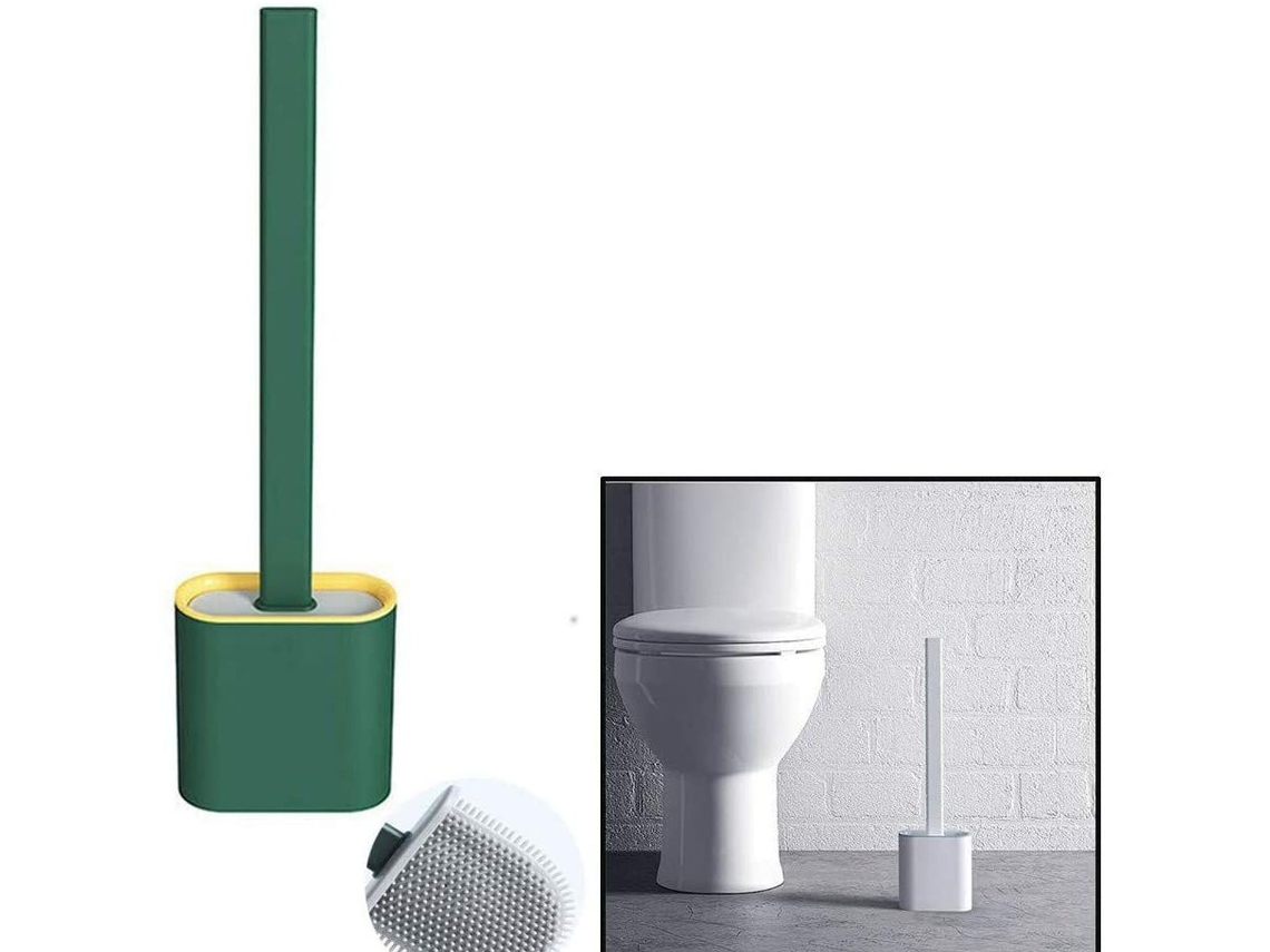 Escova de silicone com coletor de gotas, automática, para parede