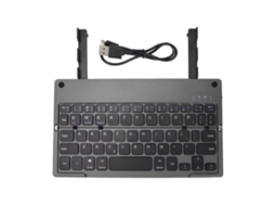 Aetheria teclado Sem Fio Dobrável de Bolso com Bateria Recarregável 140mah para Tablets Laptops Preto