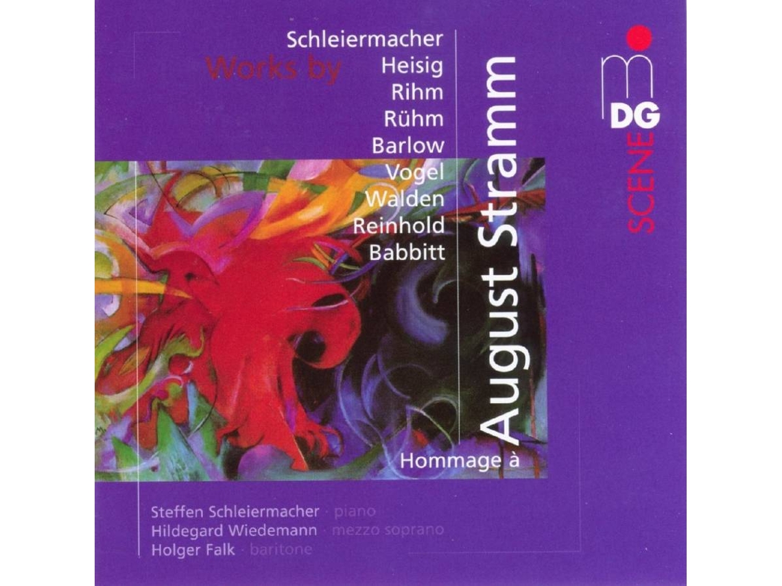 CD Schleiermacher/Wiedemann/Falk/+ - Hommage A August Stramm (1CD)