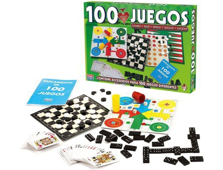 Jogo de Tabuleiro  100 Jogos Reunidos