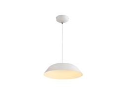 Suspensão Led White Bowl 6W Eq. 48W Dia. 350Mm