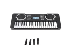Piano de brinquedo elétrico com teclado multifuncional de 37 teclas para crianças a partir de 3 anos.