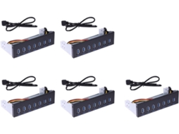 Hub Usb 3.0 de 5 Portas e 7 Gbps com 5 Baias para Unidades de 5,25 Polegadas e Unidade de Cd rom. SFUSHOS