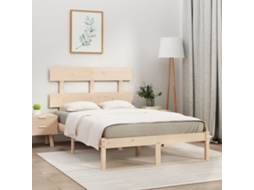 Vidaxl Estrutura De Cama 160x200 Cm Madeira Maciça