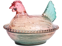 Pote De Doces Em Formato De Galinha Estilo Vintage, Pote Divertido Em Formato De Galinha, Para Lanch Gokoco