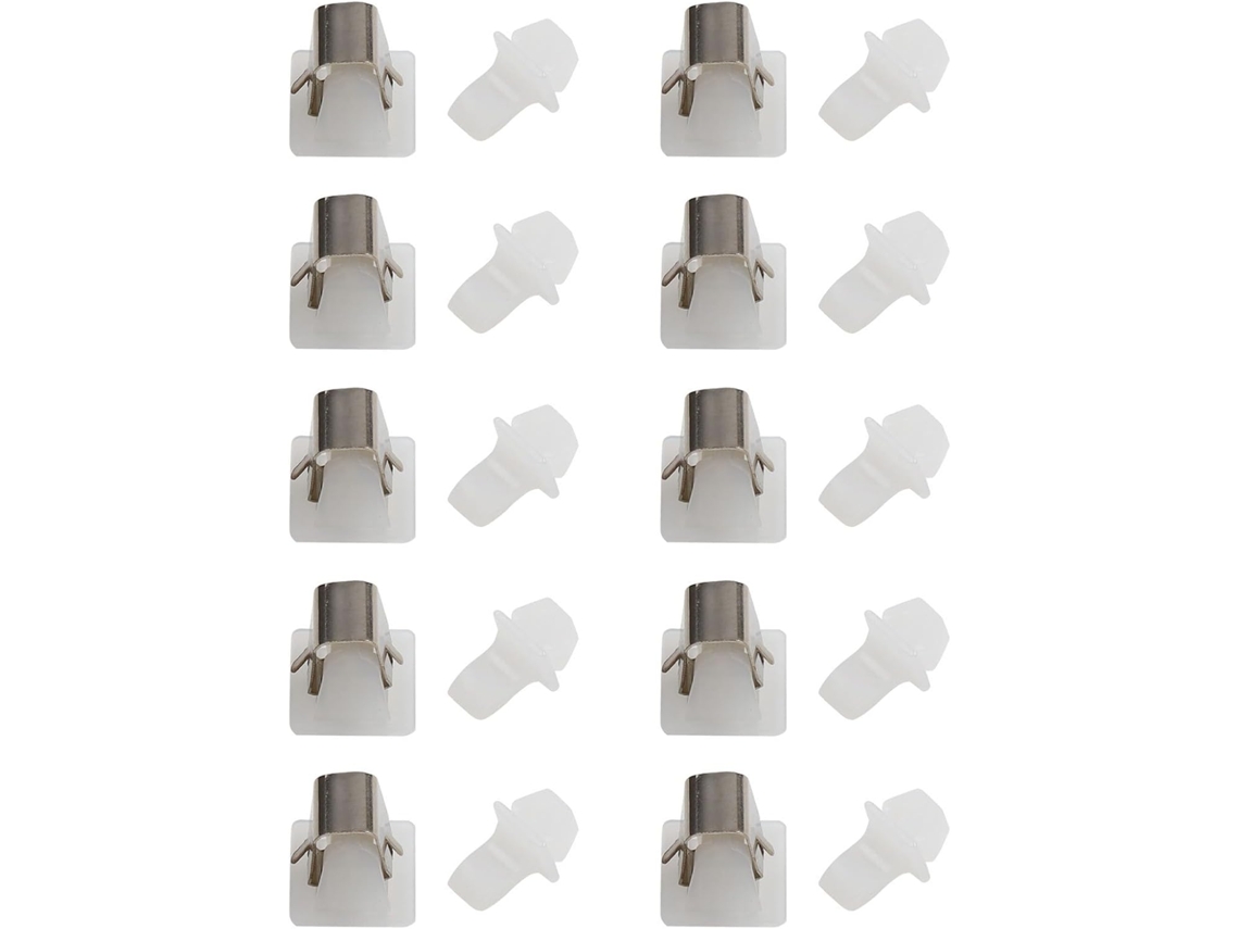 Conjunto De 10 Peças Travas Reposição Portas Secadoras Hotpoint E Indesit Compatível Com 306436, 279570-